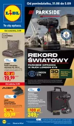 Gazetka promocyjna Lidl - Gazetka ważna od 31.08. do 05.09. - Gazetka - ważna od 05.09 do 05.09.2026 - strona 1 - produkty: Parkside, Ivar, Pościel, Buty, Akumulatorowa wiertarkowkrętark, Wiertarkowkrętarka, Tarka, Silan, Wkręt, Wkrętarka, Akumulator