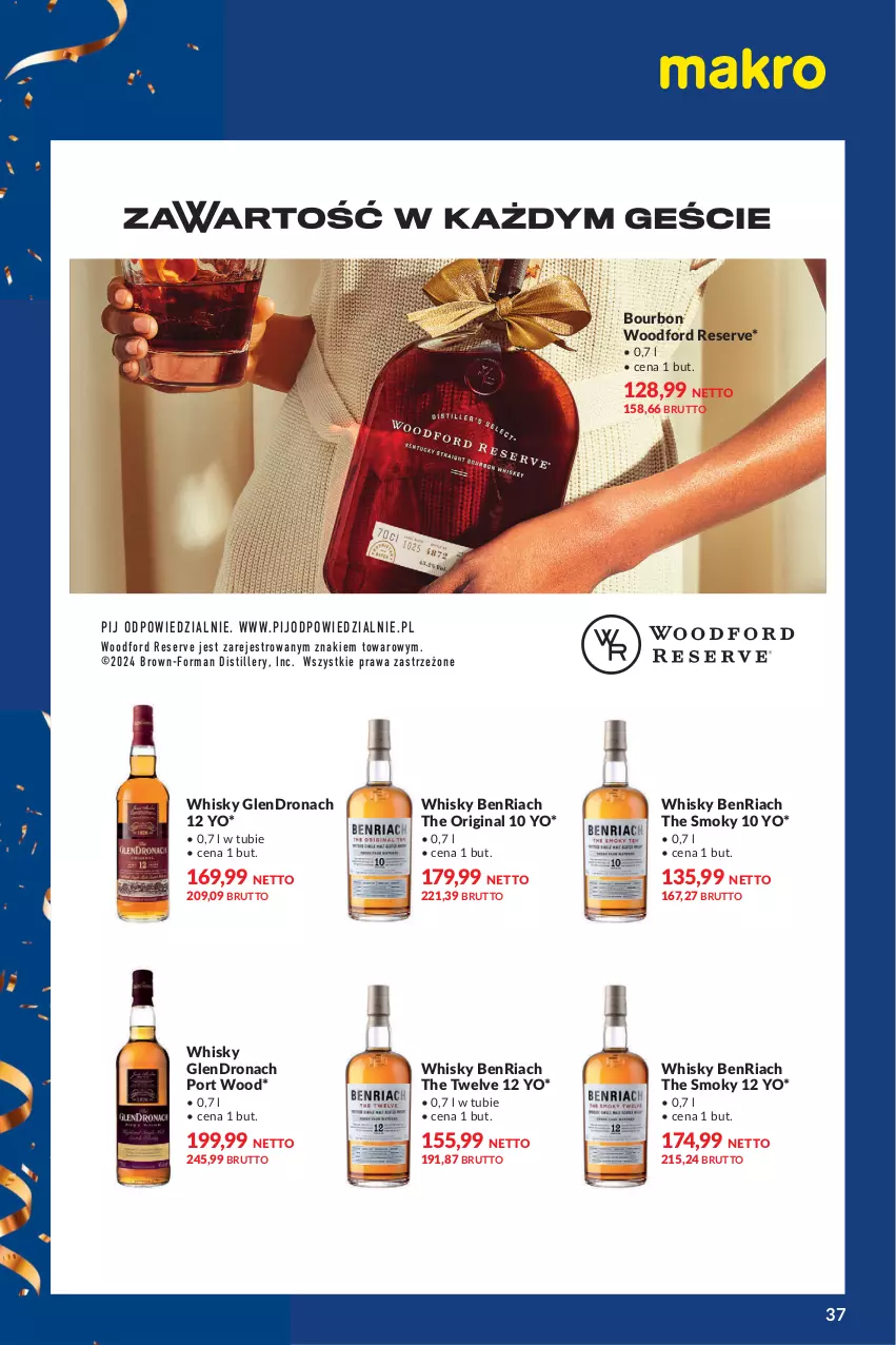 Gazetka promocyjna Makro - Katalog Dostawcy - oferta z alkoholem - ważna 05.03 do 30.03.2024 - strona 37 - produkty: Bourbon, Gin, Por, Ser, Whisky