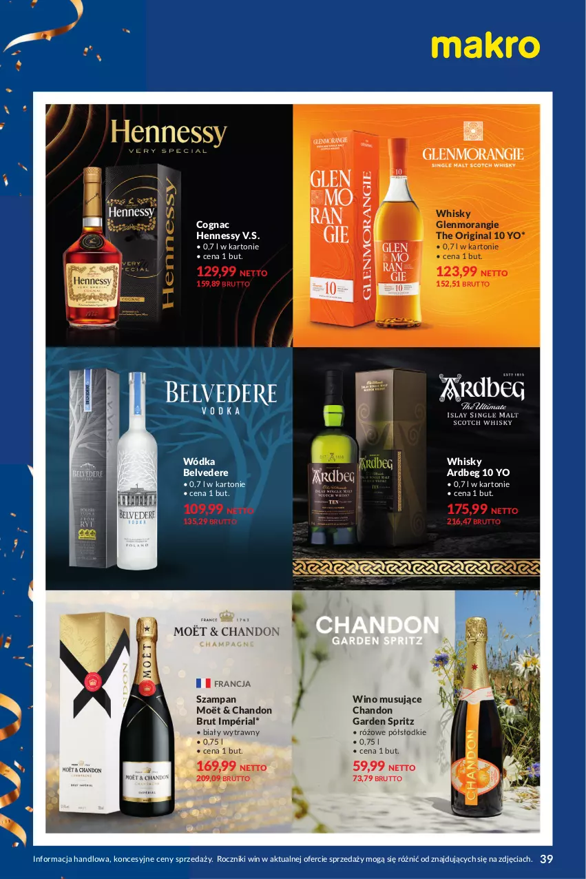 Gazetka promocyjna Makro - Katalog Dostawcy - oferta z alkoholem - ważna 05.03 do 30.03.2024 - strona 39 - produkty: Gin, Mus, Whisky, Wino, Wino musujące, Wódka