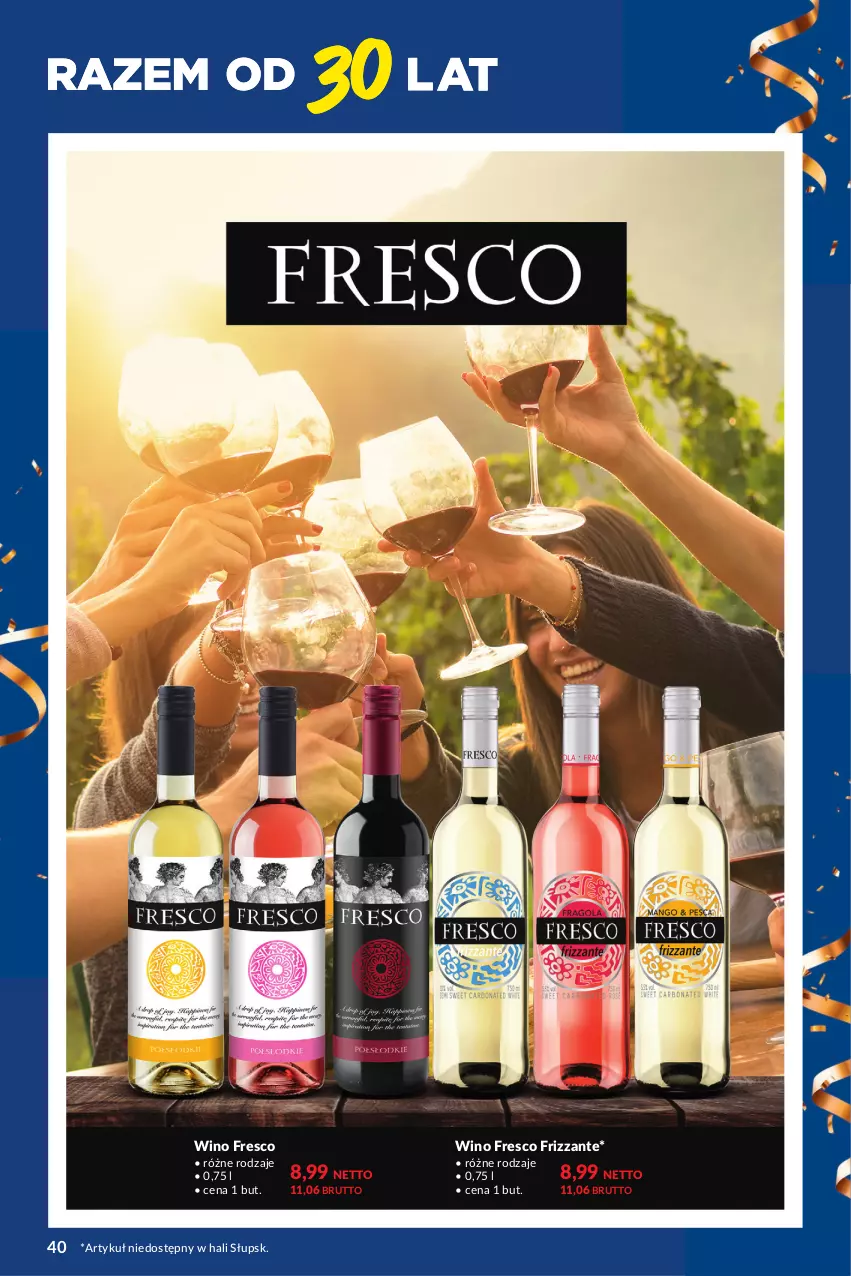 Gazetka promocyjna Makro - Katalog Dostawcy - oferta z alkoholem - ważna 05.03 do 30.03.2024 - strona 40 - produkty: Fresco, Wino