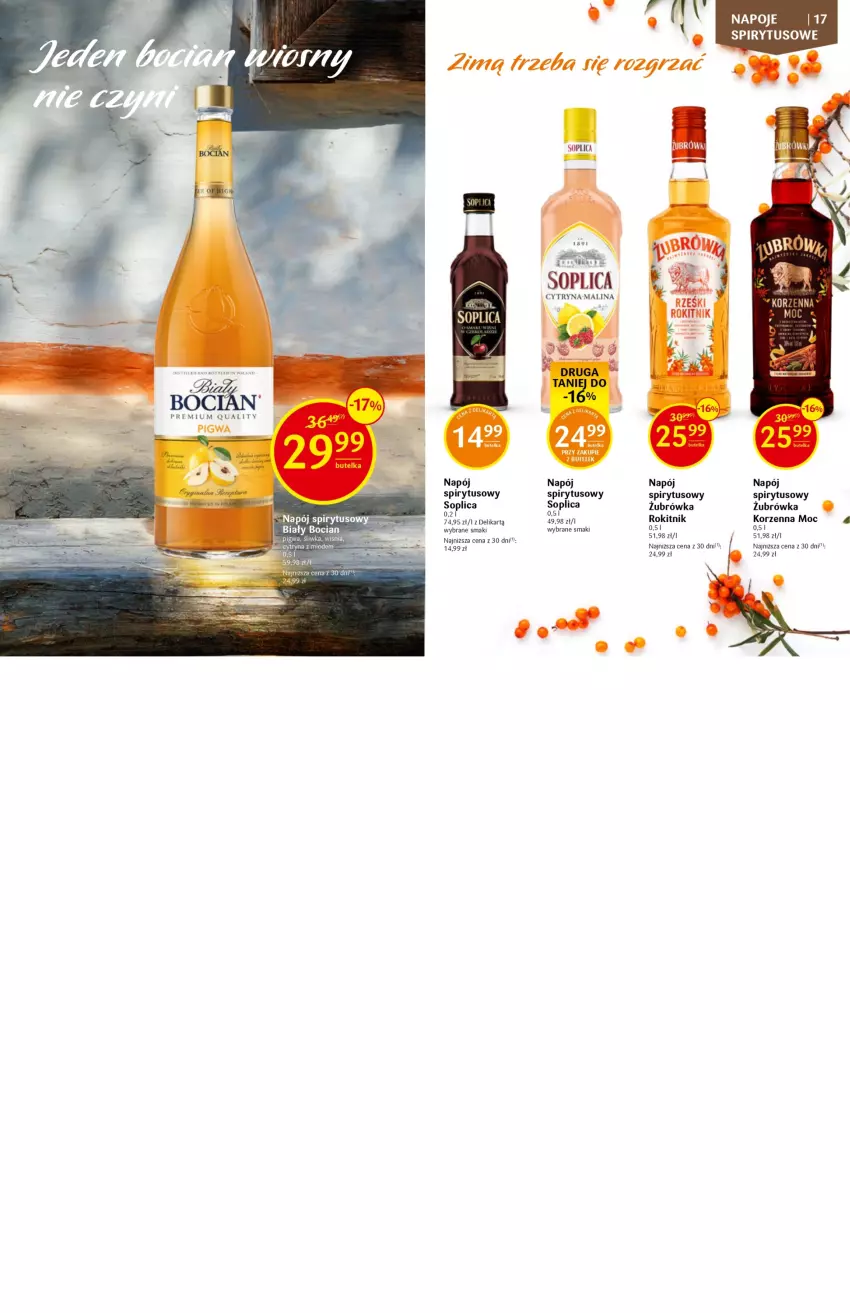 Gazetka promocyjna Delikatesy Centrum - Katalog alkoholowy DC06/07 - ważna 09.02 do 22.02.2023 - strona 9 - produkty: Biały Bocian, Napój, Soplica