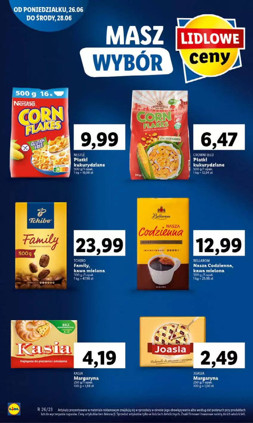 Gazetka promocyjna Lidl - GAZETKA - ważna 26.06 do 28.06.2023 - strona 16 - produkty: Fa, Kasia, Kawa, Kawa mielona, Margaryna, Piec, Tchibo, Tchibo Family