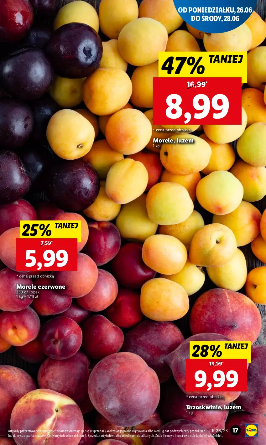 Gazetka promocyjna Lidl - GAZETKA - ważna 26.06 do 28.06.2023 - strona 19 - produkty: Brzoskwinie