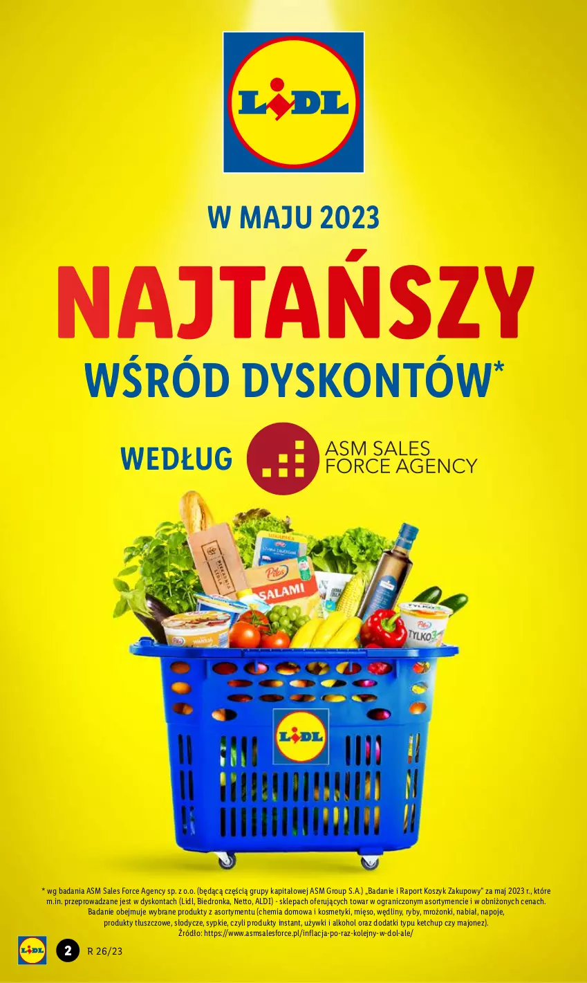 Gazetka promocyjna Lidl - GAZETKA - ważna 26.06 do 28.06.2023 - strona 2 - produkty: Gra, Ketchup, Kosz, Majonez, Mięso, Napoje, Olej, Por