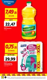 Gazetka promocyjna Lidl - GAZETKA - Gazetka - ważna od 28.06 do 28.06.2023 - strona 8 - produkty: Kujawski, Papier, Papier toaletowy, Olej rzepakowy, Flora, Olej