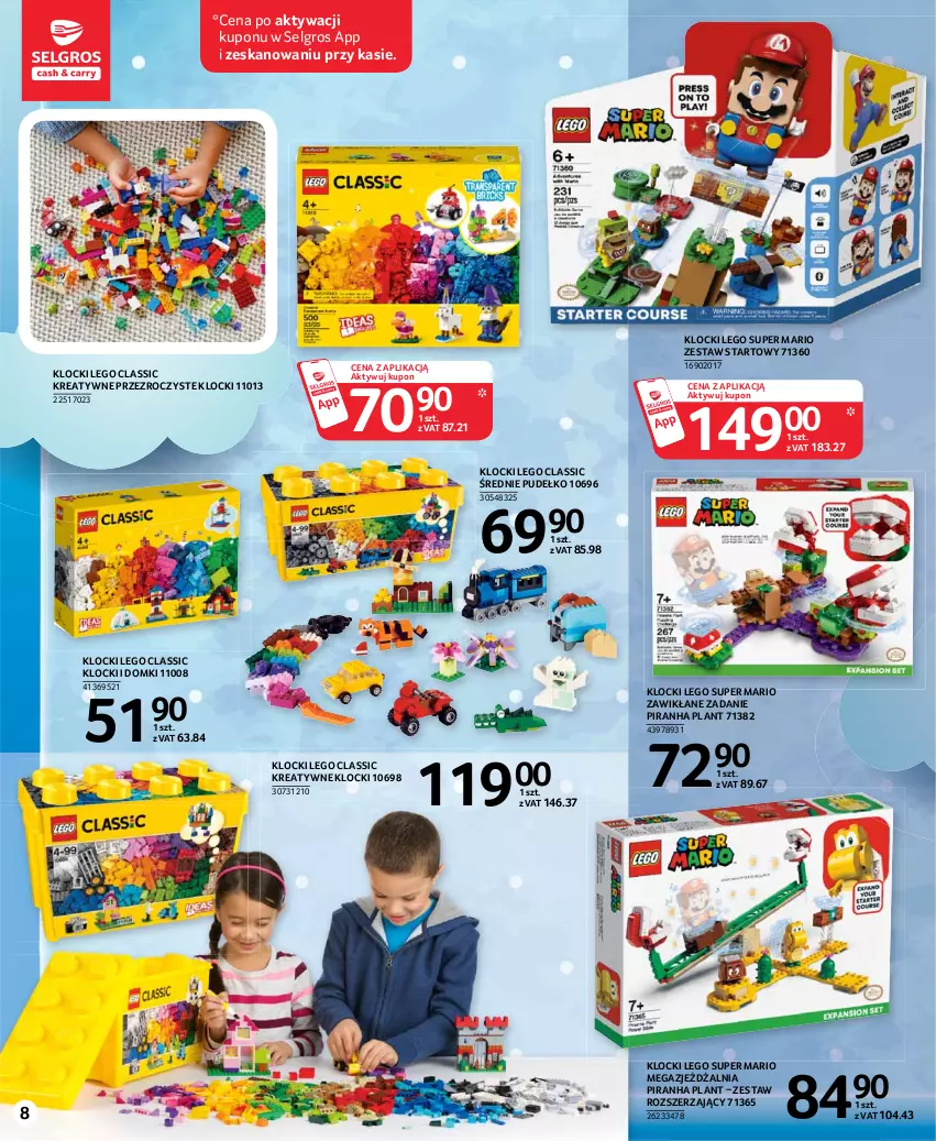 Gazetka promocyjna Selgros - Katalog Dzień Dziecka - ważna 13.05 do 26.05.2021 - strona 8 - produkty: Klocki, LEGO, LEGO Classic, LG, Pudełko