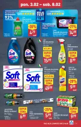 Gazetka promocyjna Aldi - Pełna oferta - Gazetka - ważna od 08.02 do 08.02.2025 - strona 21 - produkty: Domestos, Jan Niezbędny, Do mycia naczyń, Worki na śmieci, Proszek do prania, Odtłuszczacz, Koncentrat do mycia naczyń, Worki na śmiec, Kapsułki do prania, Folia aluminiowa