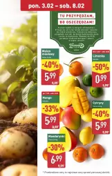 Gazetka promocyjna Aldi - Pełna oferta - Gazetka - ważna od 08.02 do 08.02.2025 - strona 5 - produkty: Mandarynki, Warzywa, Warzywa i owoce, Cytryny, Limonka, Owoce, Fa