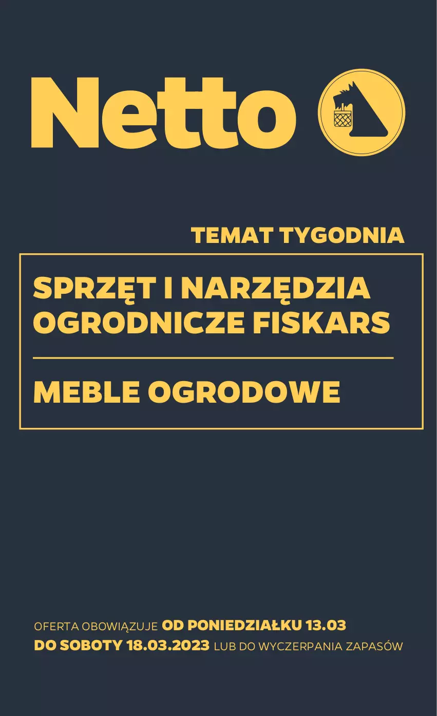 Gazetka promocyjna Netto - Akcesoria i dodatki - ważna 13.03 do 18.03.2023 - strona 1 - produkty: Fiskars, Meble