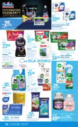 Gazetka promocyjna Super Pharm - Gazetka - Gazetka - ważna od 27.09 do 27.09.2023 - strona 18 - produkty: Pur, Cif, Yope, Spray do czyszczenia, Papier, Finish, Brit, Air Wick, Kuchnia, Persil, Ręcznik, Presto, Perwoll, Zmywarki, Ręczniki papierowe, Brita, Ariel, Kapsułki do prania