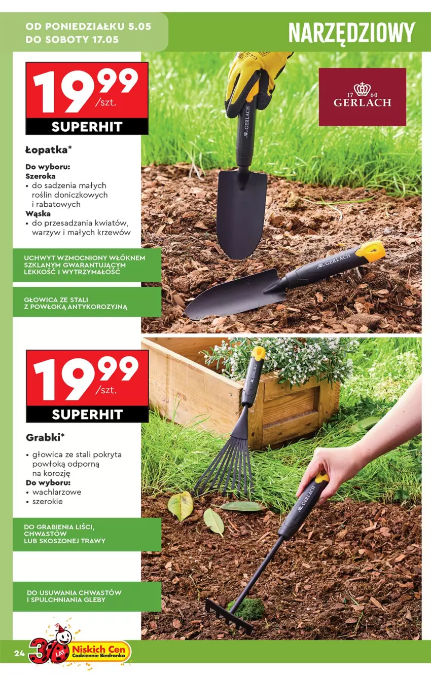 Gazetka promocyjna Biedronka - Okazje Tygodnia - ważna 05.05 do 17.05.2025 - strona 24 - produkty: Gra, Kosz, Por