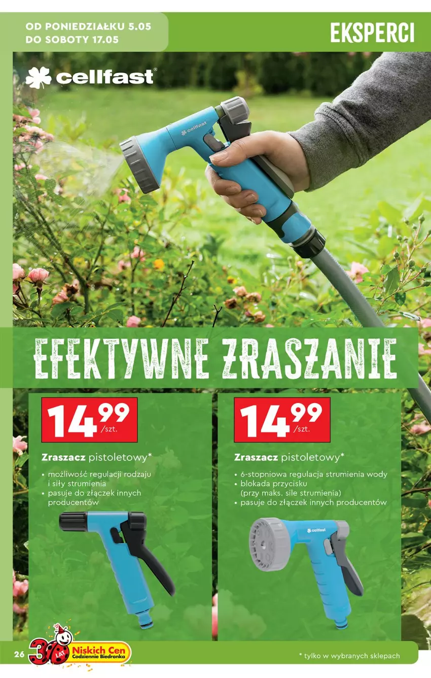 Gazetka promocyjna Biedronka - Okazje Tygodnia - ważna 05.05 do 17.05.2025 - strona 26 - produkty: Cenos, Pistolet, Rum, Top