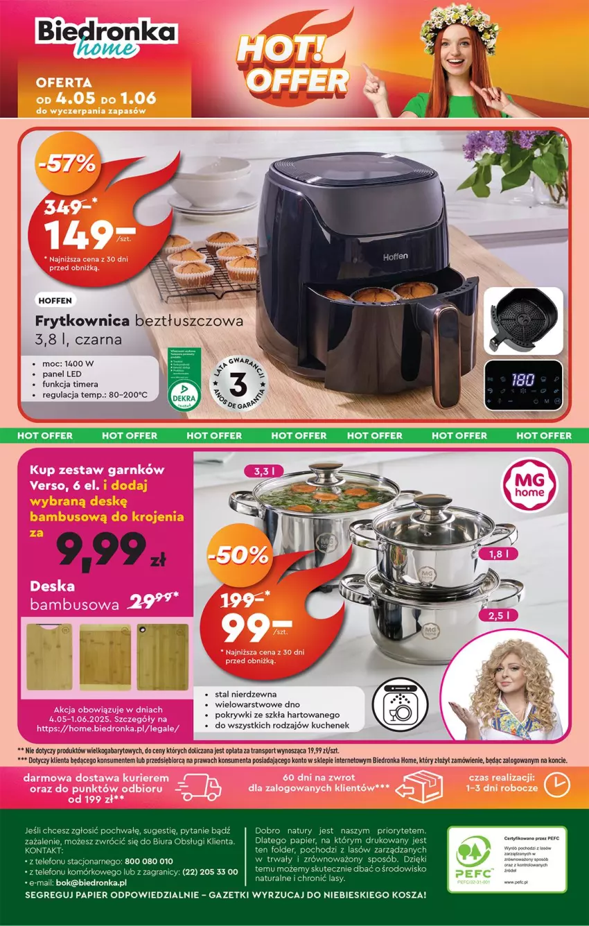 Gazetka promocyjna Biedronka - Okazje Tygodnia - ważna 05.05 do 17.05.2025 - strona 56 - produkty: Gra, Kosz, Papier, Por, Sport, Telefon, Tran
