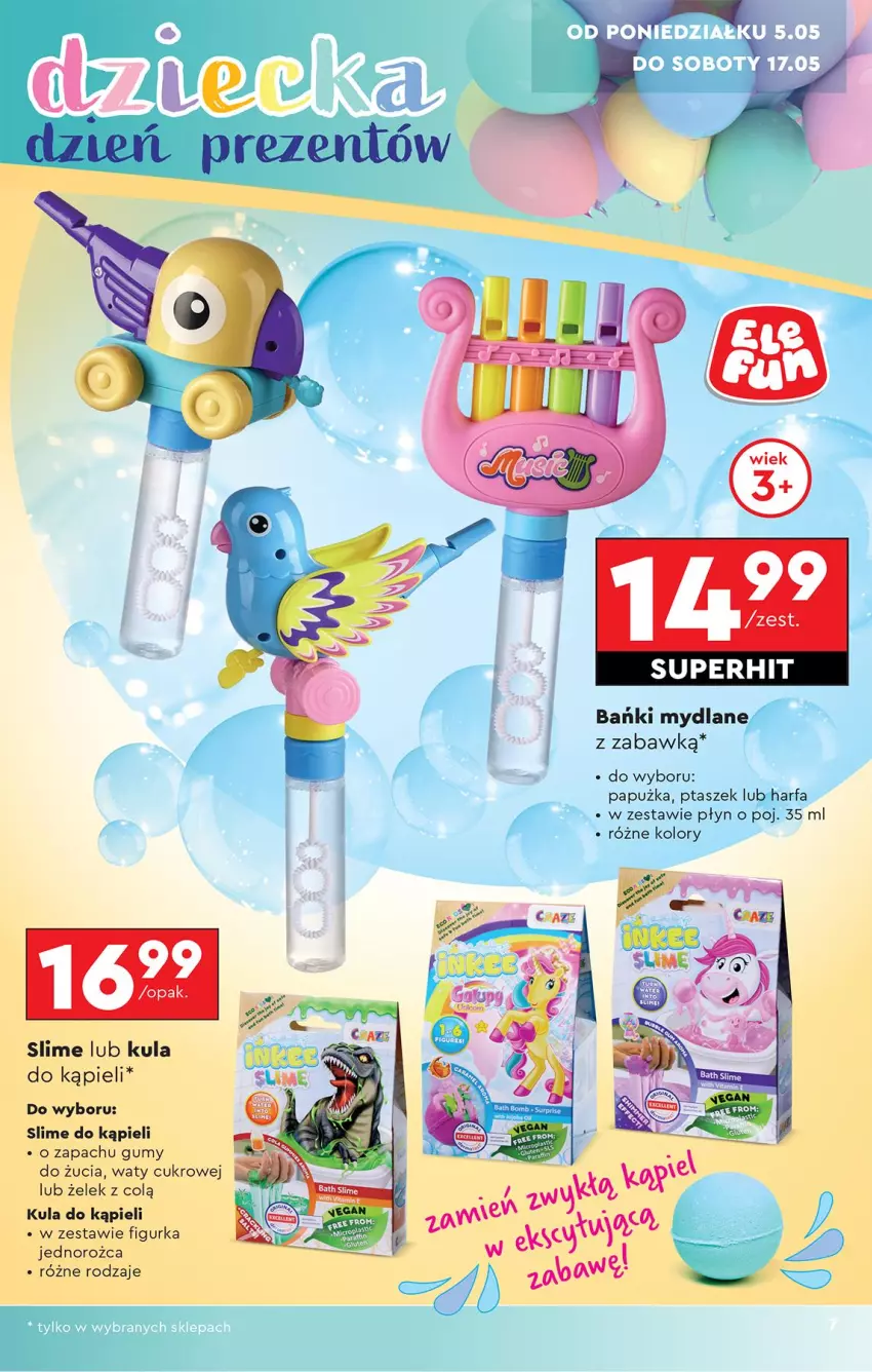 Gazetka promocyjna Biedronka - Okazje Tygodnia - ważna 05.05 do 17.05.2025 - strona 7 - produkty: Fa, Kula do kąpieli