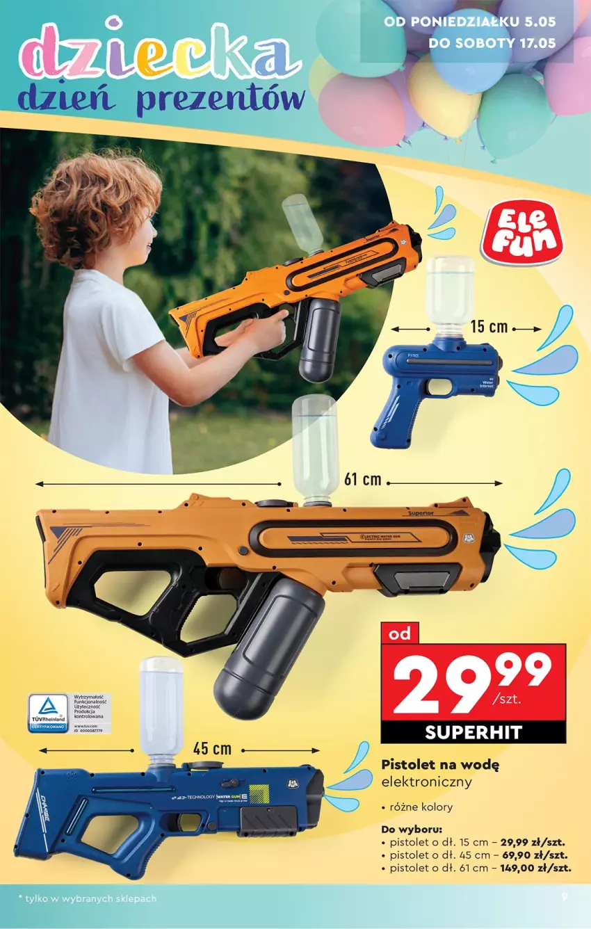 Gazetka promocyjna Biedronka - Okazje Tygodnia - ważna 05.05 do 17.05.2025 - strona 9 - produkty: Fa, Pistolet