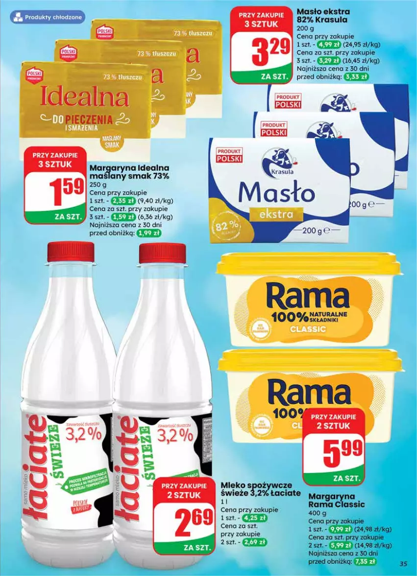 Gazetka promocyjna Dino - Gazetka 08 / 2026 - ważna 18.02 do 24.02.2026 - strona 35 - produkty: Margaryna, Masło, Rama