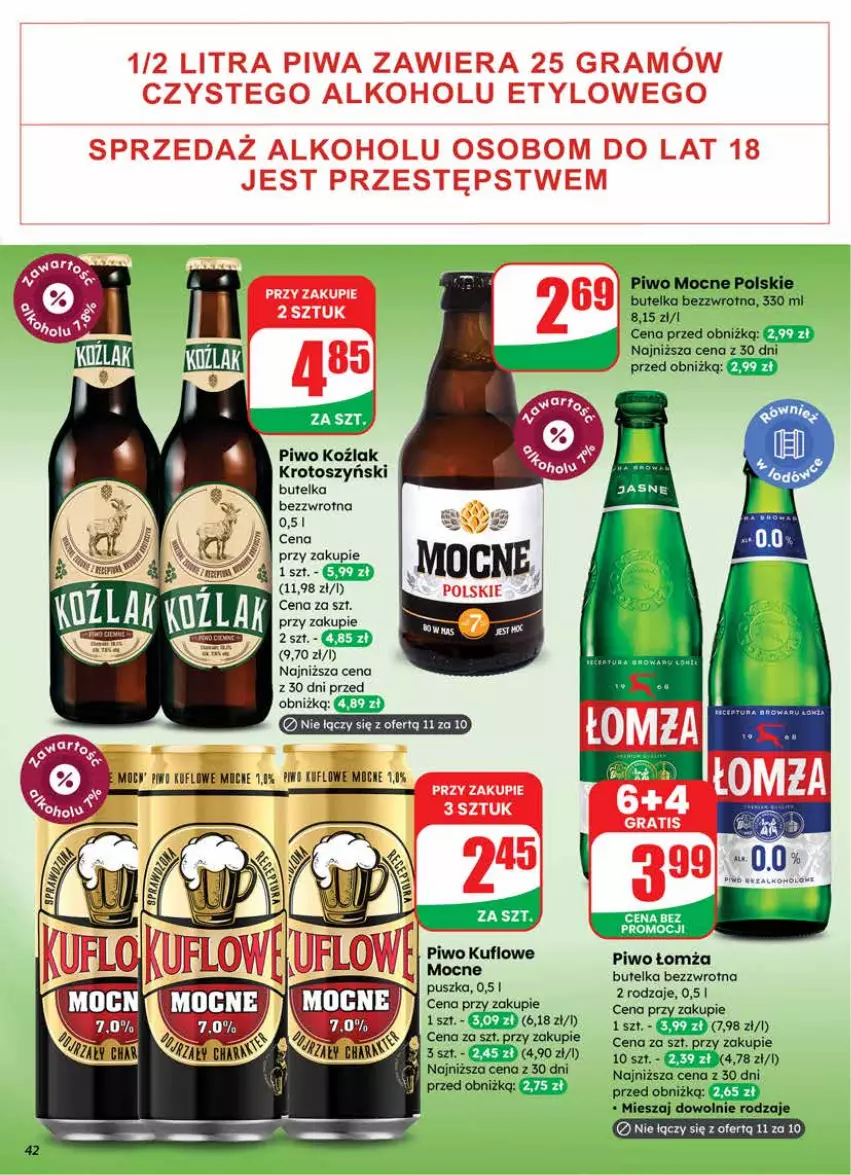 Gazetka promocyjna Dino - Gazetka 08 / 2026 - ważna 18.02 do 24.02.2026 - strona 42 - produkty: Gra, Piwa, Piwo