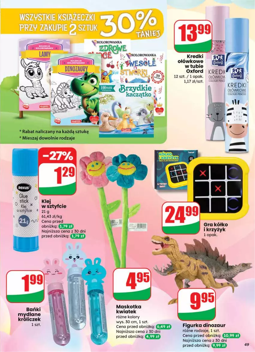 Gazetka promocyjna Dino - Gazetka 08 / 2026 - ważna 18.02 do 24.02.2026 - strona 49 - produkty: Dinozaur, Klej
