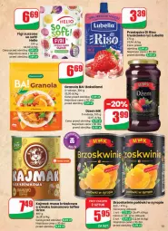 Gazetka promocyjna Dino - Gazetka 08 / 2026 - Gazetka - ważna od 24.02 do 24.02.2026 - strona 13 - produkty: Lubella, Ryż, Gra, Ba!, Bell, Masa krówkowa, Dżem, Syrop, Brzoskwinie, Figi, Owoce, Bella, Granola, Bakalland