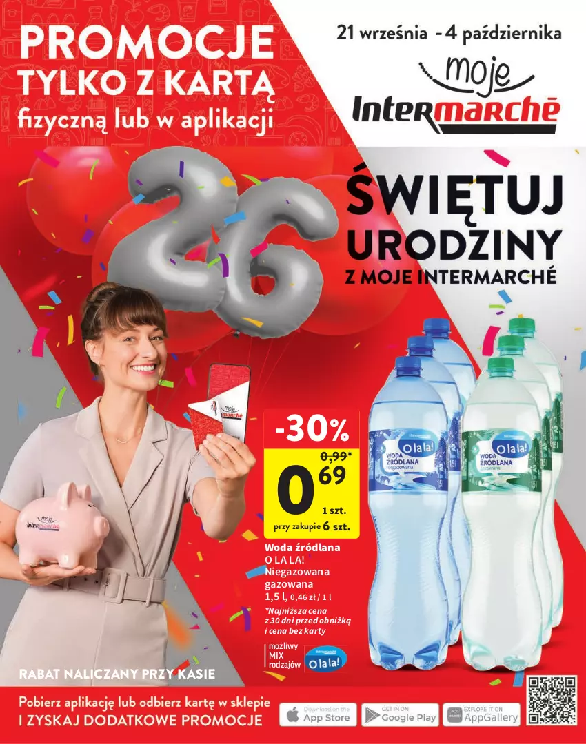 Gazetka promocyjna Intermarche - Gazetka Intermarche - ważna 21.09 do 04.10.2023 - strona 1 - produkty: LANA, Woda