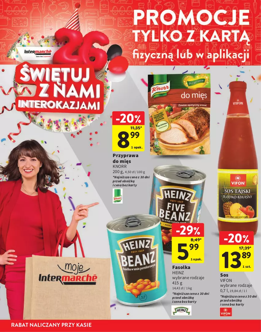 Gazetka promocyjna Intermarche - Gazetka Intermarche - ważna 21.09 do 04.10.2023 - strona 14 - produkty: Fa, Heinz, Knorr, Sos