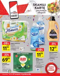 Gazetka promocyjna Intermarche - Gazetka Intermarche - Gazetka - ważna od 04.10 do 04.10.2023 - strona 21 - produkty: Płyn do prania, Mus, Papier, Papier toaletowy, Silan, Woolite, Płyn do płukania, Fairy, Zmywarki, Fa