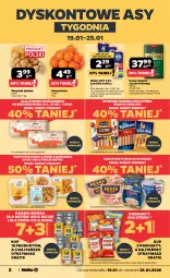 Gazetka promocyjna Netto - Od Poniedziałku - Gazetka - ważna od 25.01 do 25.01.2026 - strona 2 - produkty: Kurczak, Krakus, Gra, Jaja, Parówki, Karma mokra dla kotów, Chipsy, Kawa mielona, Kawa, Kosz, Jacobs Krönung, Siatka, Tarczyński, Tuńczyk, Jacobs, Berlinki, Kokos, Mleko