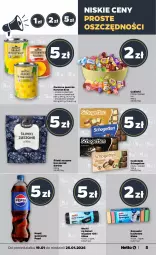 Gazetka promocyjna Netto - Od Poniedziałku - Gazetka - ważna od 25.01 do 25.01.2026 - strona 5 - produkty: Ser, Cukier, Schogetten, Ananas w plastrach, Stek, Ananas, Kawa, Pepsi, Czekolada, Napój gazowany, Zmywaki kuchenne, Brzoskwinie, Owoce, Cukierki, Napój