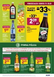 Gazetka promocyjna Aldi - ALE! CENA - Gazetka - ważna od 20.03 do 20.03.2021 - strona 11 - produkty: Piwa, Piwo, Sok, Por, Mus, Gra, Acer, Tera, Piwo jasne, Półka, Tymbark, Woda mineralna, Woda, Mango, Cisowianka, Nektar, Hortex