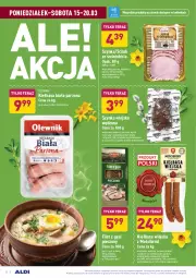 Gazetka promocyjna Aldi - ALE! CENA - Gazetka - ważna od 20.03 do 20.03.2021 - strona 14 - produkty: Piec, Kiełbasa wiejska, BIC, Lodówka, Tera, Szynka, Kiełbasa biała, Kiełbasa, Olewnik