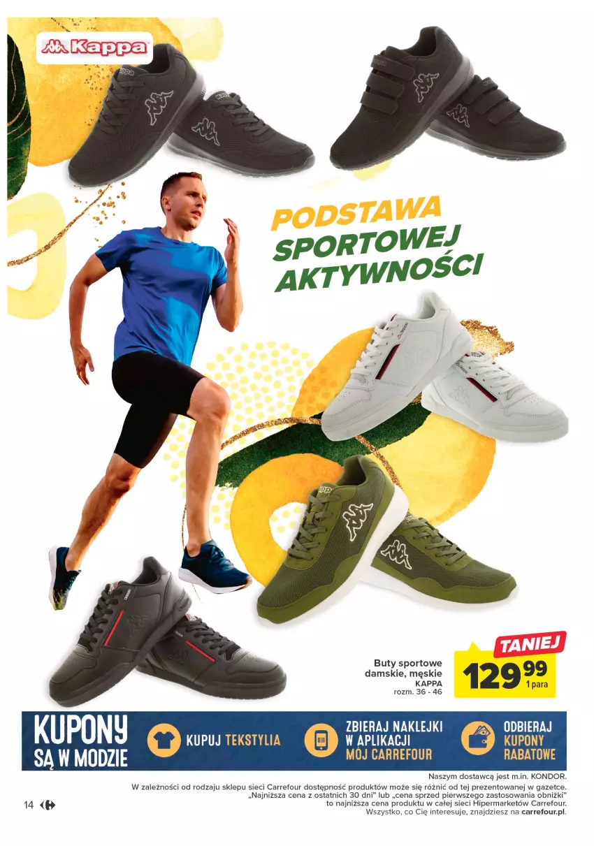 Gazetka promocyjna Carrefour - Gazetka Sztuka jest na Tobie - ważna 11.04 do 22.04.2023 - strona 14 - produkty: Buty, Klej, Por, Sport