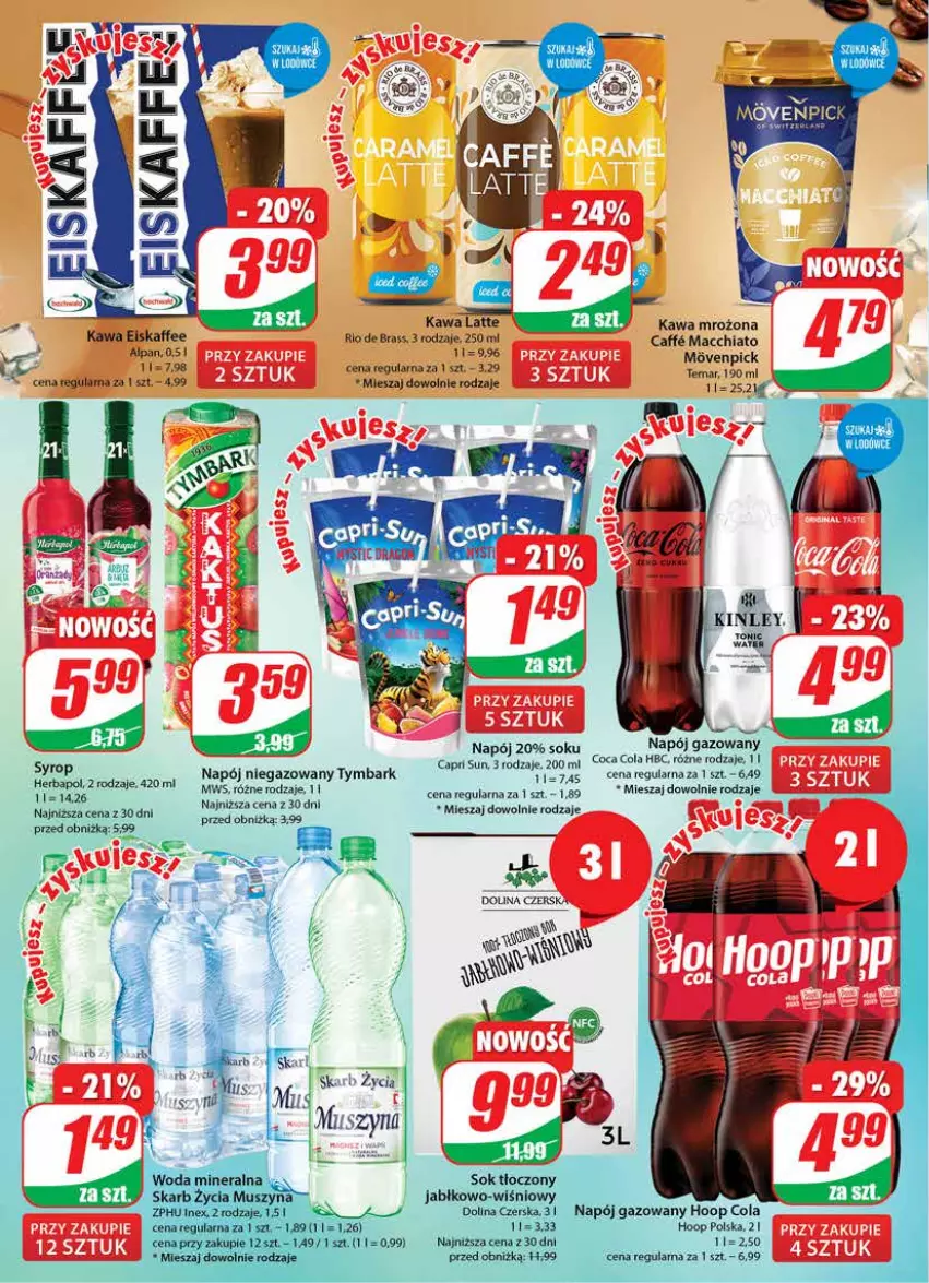 Gazetka promocyjna Dino - Gazetka 30 - ważna 26.07 do 01.08.2023 - strona 2 - produkty: Chia, Kawa, Napój, Napój gazowany, Napój niegazowany, Tymbark