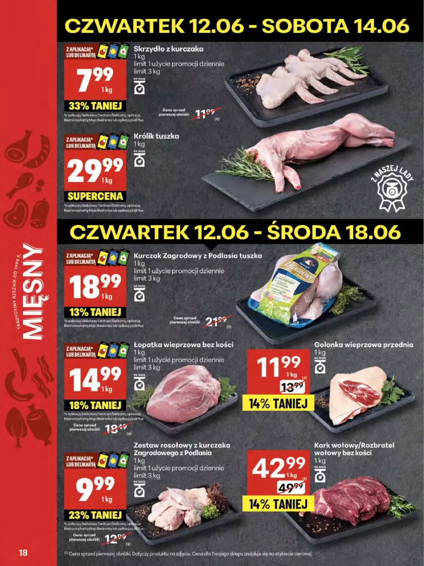 Gazetka promocyjna Delikatesy Centrum - Franczyza DC24 Czwartek - ważna 12.06 do 18.06.2025 - strona 18 - produkty: Koc, Kurczak, Rum, Tusz