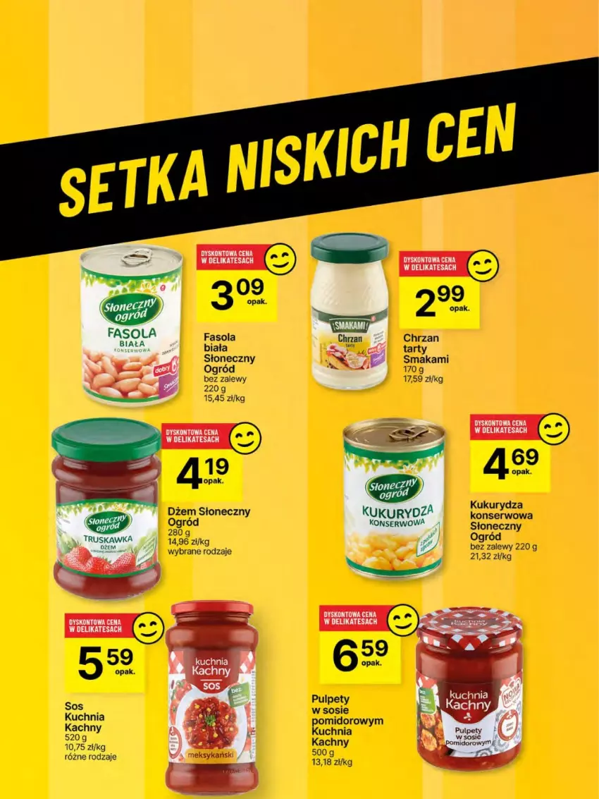 Gazetka promocyjna Delikatesy Centrum - Franczyza DC24 Czwartek - ważna 12.06 do 18.06.2025 - strona 60 - produkty: Chrzan, Dżem, Fa, Fasola, Kuchnia, Kukurydza, Kukurydza konserwowa, Ogród, Pulpety, Ser, Sos