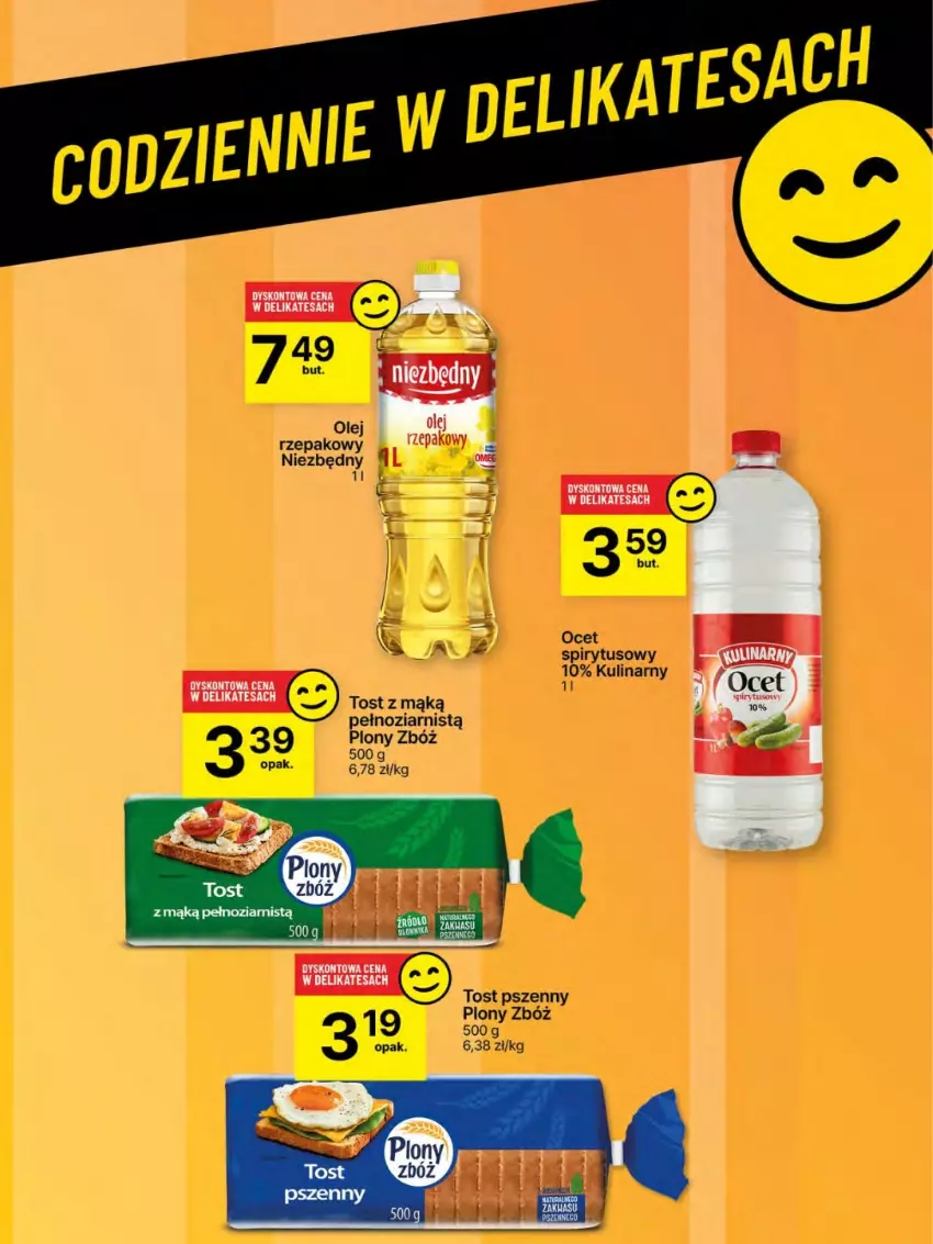 Gazetka promocyjna Delikatesy Centrum - Franczyza DC24 Czwartek - ważna 12.06 do 18.06.2025 - strona 61 - produkty: Ocet, Olej