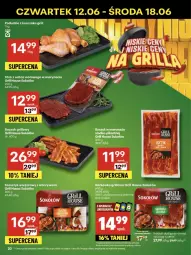 Gazetka promocyjna Delikatesy Centrum - Franczyza DC24 Czwartek - Gazetka - ważna od 18.06 do 18.06.2025 - strona 20 - produkty: Kurczak, Warzywa, Sok, Sokołów, Stek z udźca wołowego, Stek, EPEE, Boczek, Grill, Podudzie z kurczaka