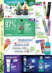 Gazetka promocyjna Super Pharm - Gazetka - Gazetka - ważna od 26.08 do 26.08.2021 - strona 18 - produkty: Płyn do płukania jamy ustnej, Listerine, Szczoteczka do zębów, Pasta do zębów, Płyn do płukania, Sensodyne, Blend-a-Med, Szczoteczka
