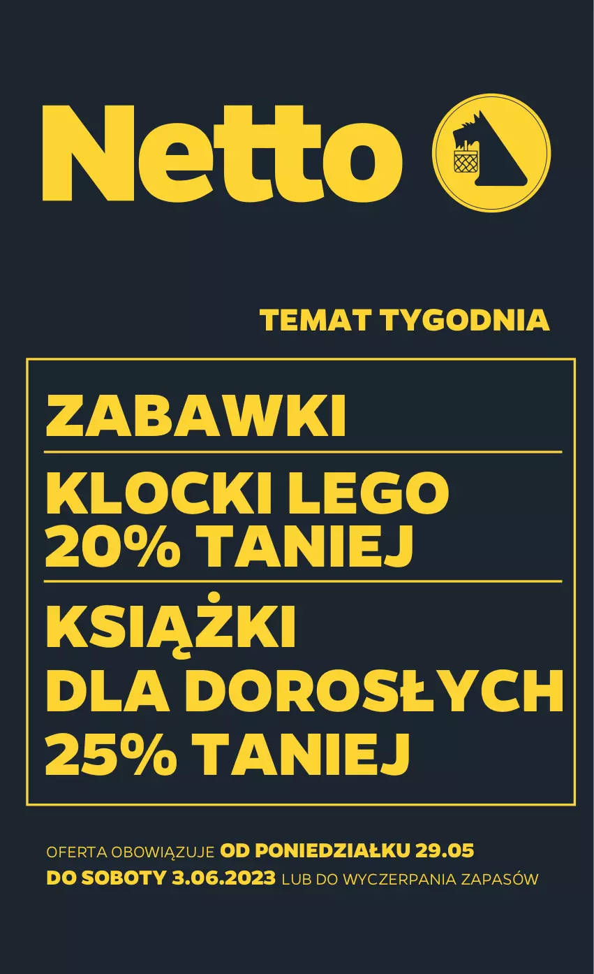 Gazetka promocyjna Netto - Akcesoria i dodatki - ważna 29.05 do 03.06.2023 - strona 1 - produkty: Klocki, LEGO