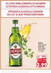 Gazetka promocyjna Kaufland - Gazetka tygodnia - Gazetka - ważna od 03.07 do 03.07.2024 - strona 57 - produkty: Piwa, Piwo, Por, Gra, Perła, Oshee