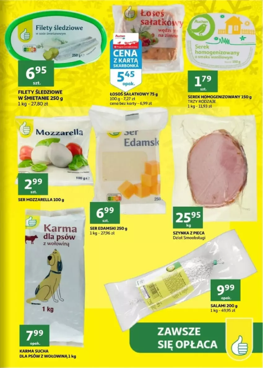 Gazetka promocyjna Auchan - ważna 20.12 do 23.12.2023 - strona 11 - produkty: Mozzarella, Piec, Sałat, Szynka