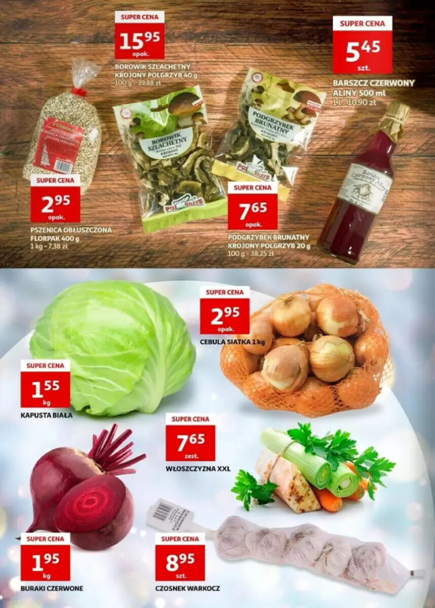 Gazetka promocyjna Auchan - ważna 20.12 do 23.12.2023 - strona 2 - produkty: Buraki, Czosnek, Fa, Koc, Ser, Siatka