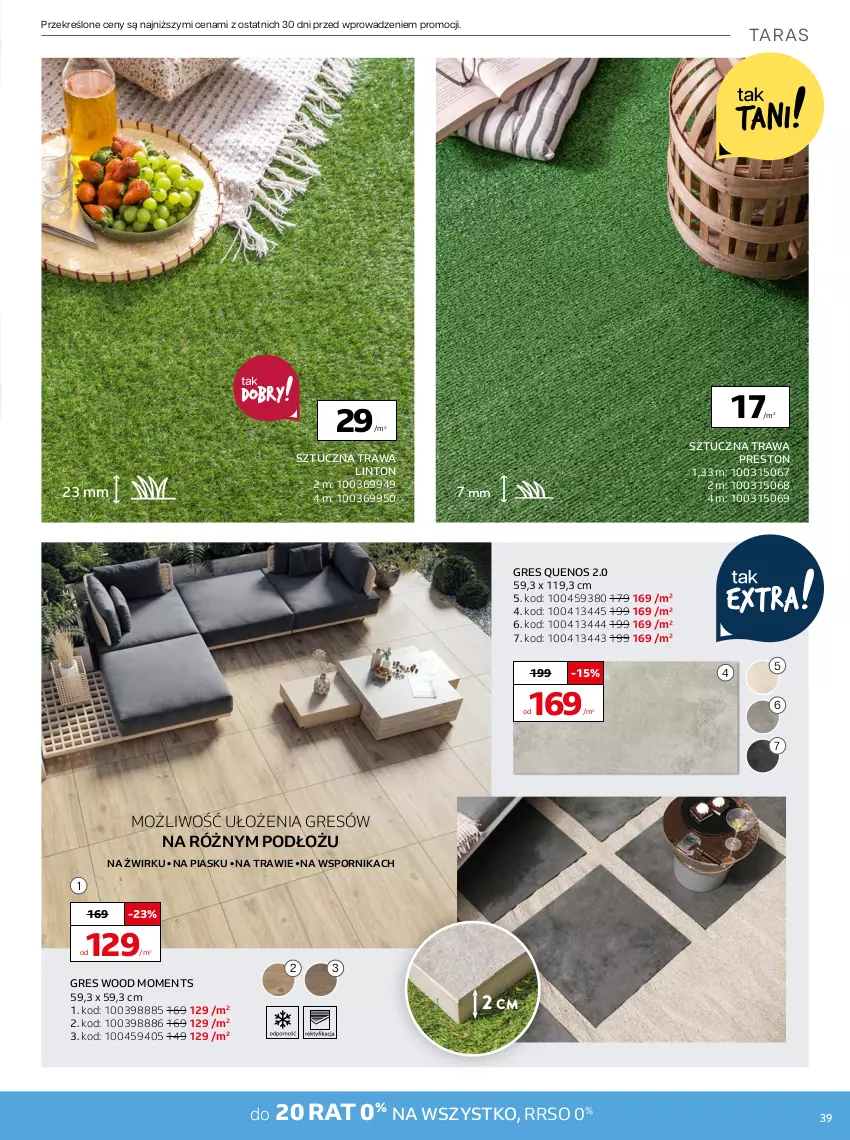 Gazetka promocyjna Komfort - ważna 19.02 do 25.03.2025 - strona 39 - produkty: Gres, Moments, Por, Presto