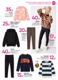 Gazetka promocyjna Pepco - Powrót do szkoły - Gazetka - ważna od 07.09 do 07.09.2022 - strona 5 - produkty: Sweter, Gin, Kosz, O nas, Bluza z kapturem, Koszulka, Dżinsy, Legginsy, Bluza