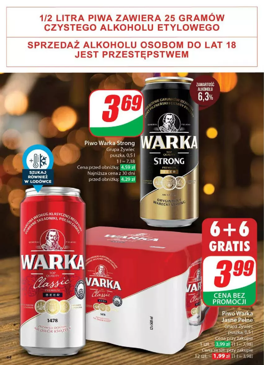 Gazetka promocyjna Dino - ważna 12.02 do 18.02.2025 - strona 39 - produkty: Gra, Piwa, Piwo, Warka