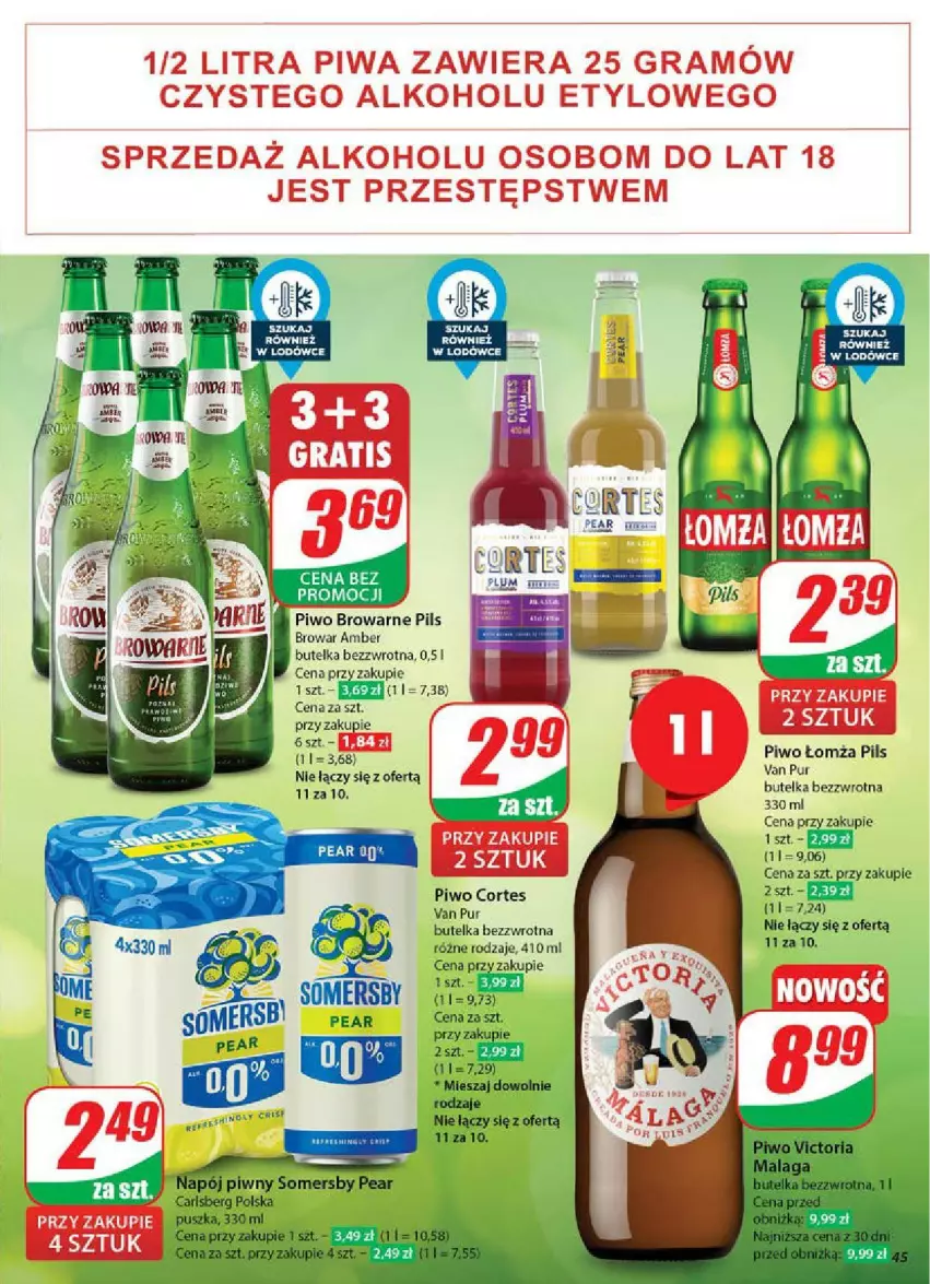 Gazetka promocyjna Dino - ważna 12.02 do 18.02.2025 - strona 40 - produkty: Carlsberg, Fa, Gra, Piwa, Piwo, Pur, Somersby