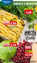 Gazetka promocyjna Lidl - GAZETKA - Gazetka - ważna od 05.10 do 05.10.2022 - strona 14 - produkty: Rukola, Fasola, Fasola szparagowa, Owoce, Fa