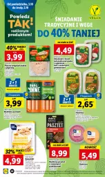 Gazetka promocyjna Lidl - GAZETKA - Gazetka - ważna od 05.10 do 05.10.2022 - strona 30 - produkty: Naleśniki, Hummus, Ser, Mus, Gra, Parówki, Pasztet, Pasta warzywna, Tarczyński, Fa
