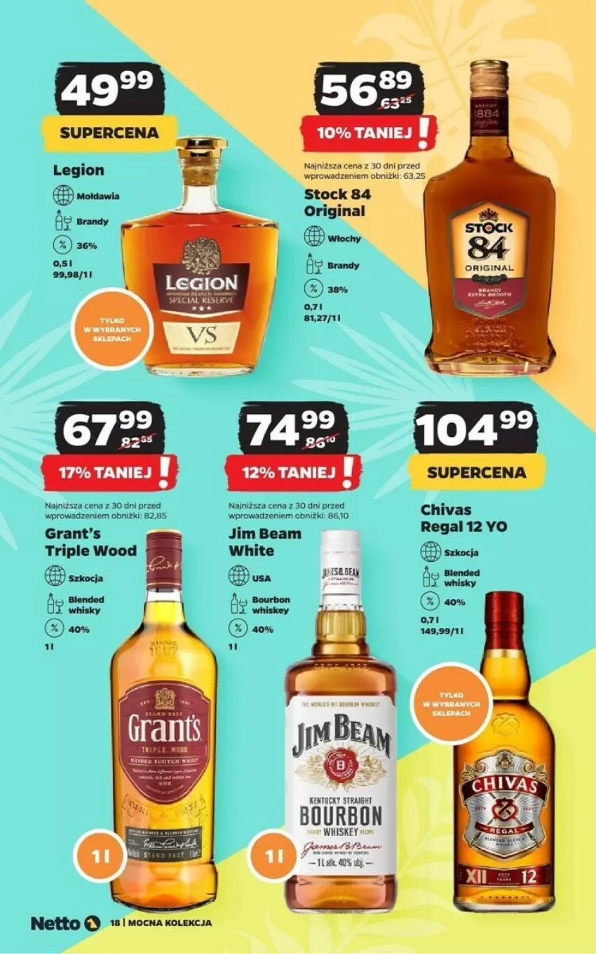 Gazetka promocyjna Netto - ważna 27.05 do 30.06.2024 - strona 10 - produkty: Bourbon, Brandy, Gin, Gra, Grant's, Jim Beam, Koc, LG, Stock, Whiskey