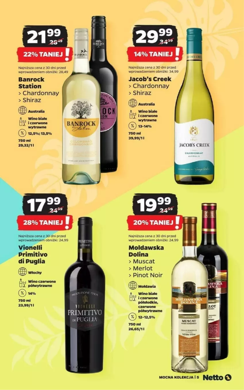 Gazetka promocyjna Netto - ważna 27.05 do 30.06.2024 - strona 16 - produkty: Chardonnay, Jacobs, Merlot, Mus, Shiraz, Wino, Wino białe