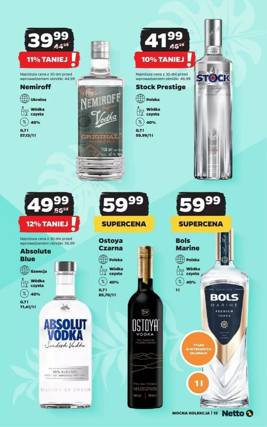 Gazetka promocyjna Netto - ważna 27.05 do 30.06.2024 - strona 7 - produkty: Absolut, Stock, Wódka